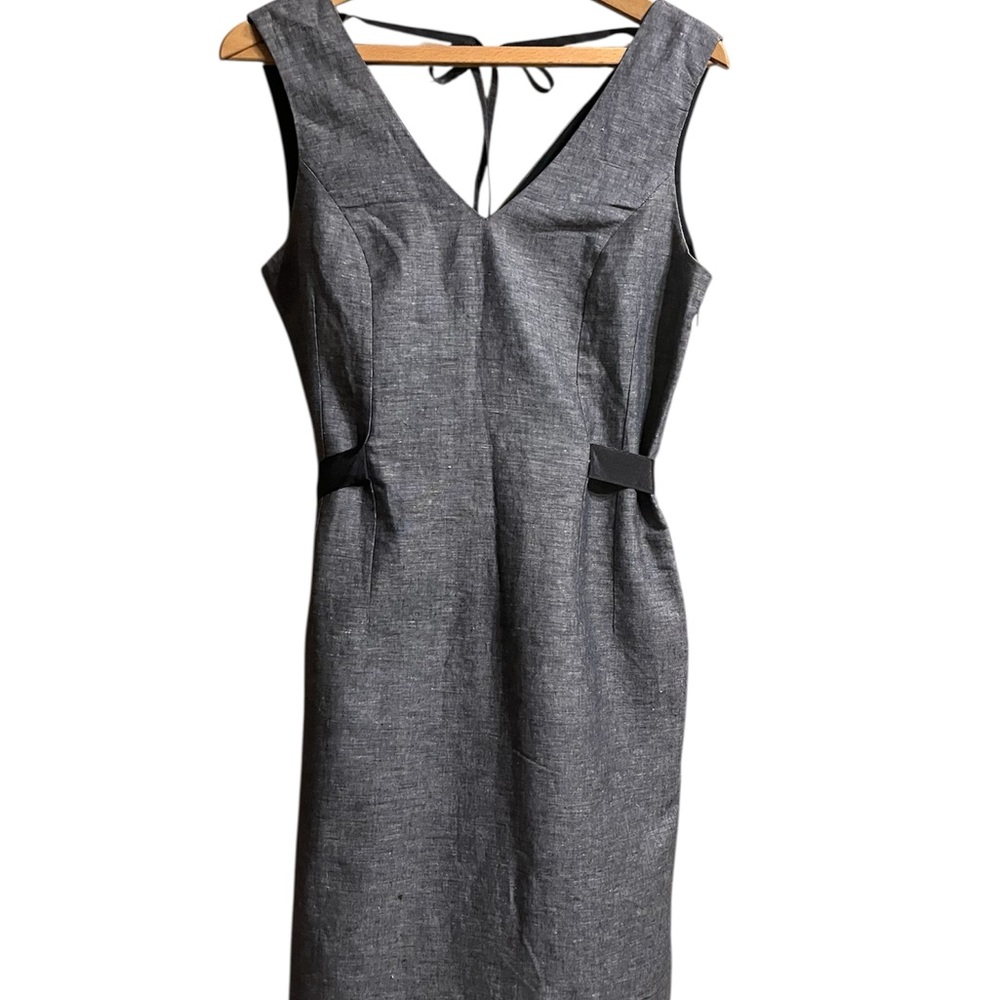 Elegant Banana Republic Gray Sleeveless Dress